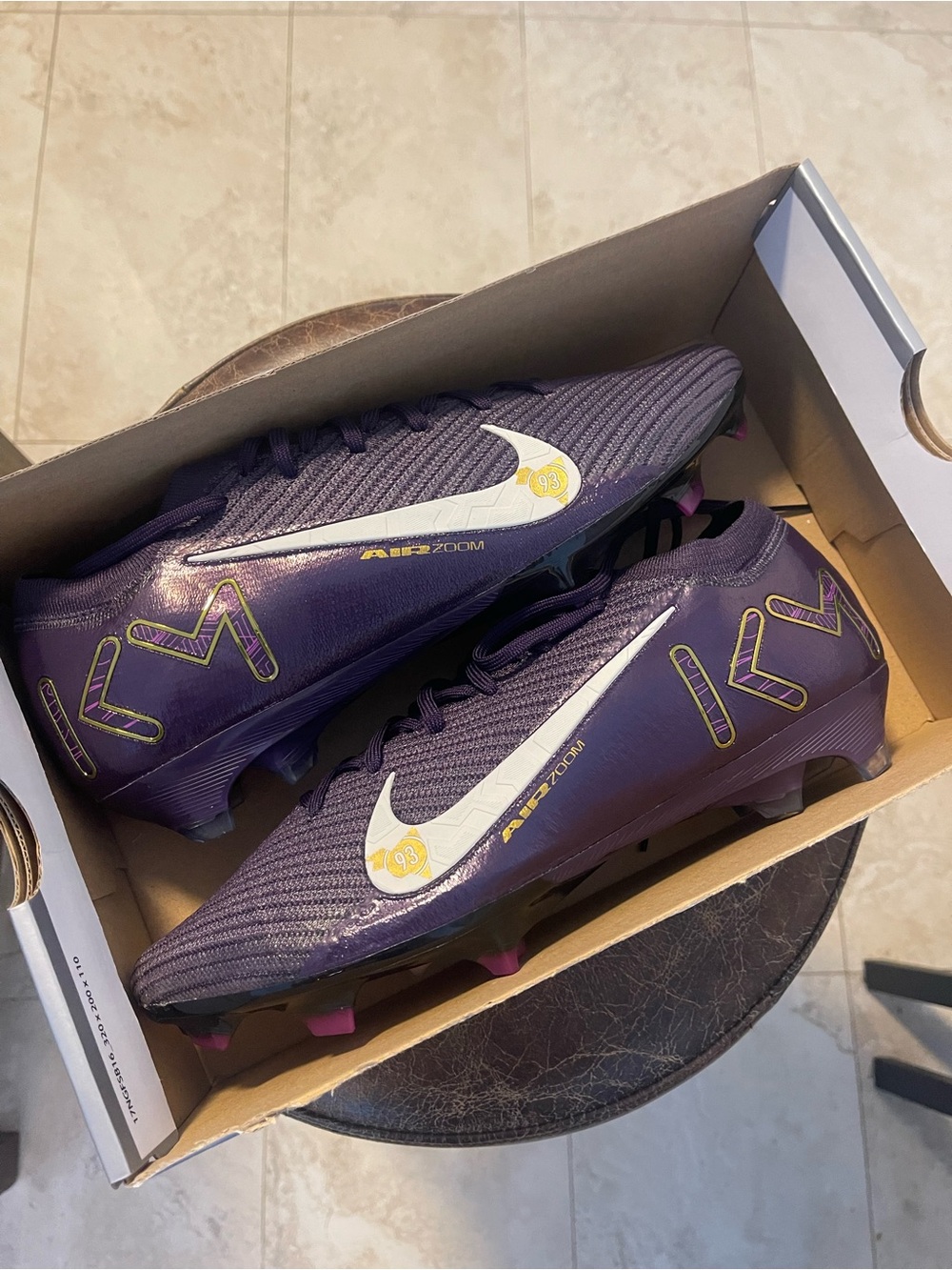Nike Kylian Mbappe Mercurial FG Cleats Size 11.5